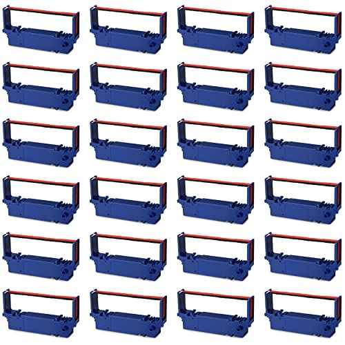 SP700 MYCARTRIDGE Compatible Ink Ribbon Replacement for Star SP-700 SP700 RC700 SP700BR RC700BR SP712 SP712R SP717 SP742R SP747 SP740 Printer Ribbon (Black/Red 24-Pack) SP700