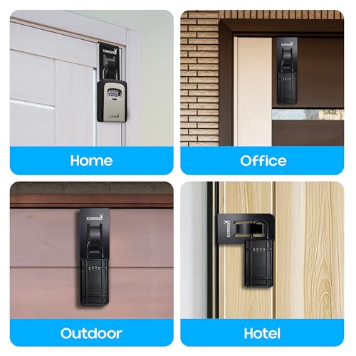 Kingsley KL-180 Over-the-Door Lockbox Bracket – All-Metal Key Storage Hanger
