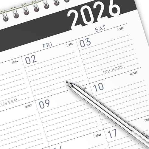 AT-A-GLANCE 2026 Wall Calendar, Monthly, 15" x 12", Medium, Contemporary (PM8X2826)