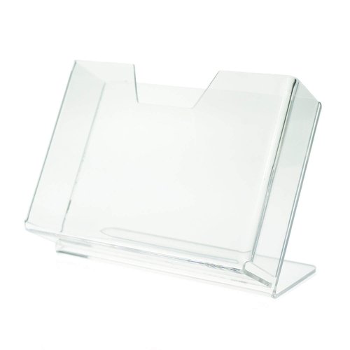 SOURCEONE.ORG Source One Deluxe Clear Acrylic Countertop Greeting Card Display 1 & 3 Pockets Available (1, 7 1/4 Inch)