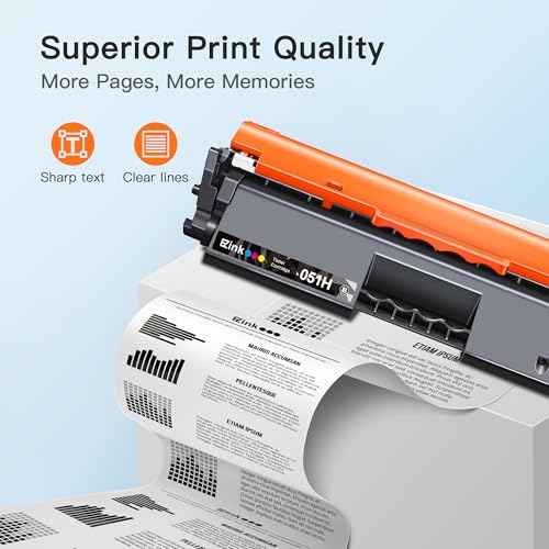 E-Z Ink 051H Toner Cartridge Compatible for Canon 051 051H Black High-Yield CRG-051H CRG051 Toner Cartridge for Canon ImageCLASS MF264dw MF267dw MF269dw LBP162dw LBP161dn MF266dn MF263dn (2 Black)