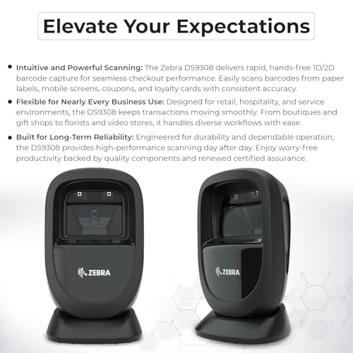 ANYHDD DS9308 Presentation Barcode Scanner 1D/2D USB-A Corded