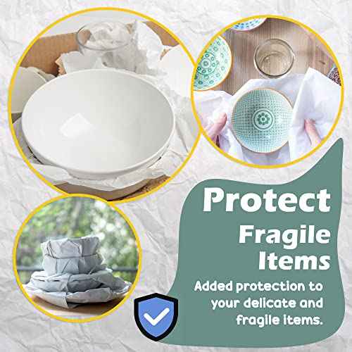 Newsprint Packing Paper Sheets for Moving - 400 Newsprint Paper Sheets for packing supplies -12.5lb - 17" x 27" Moving Supplies Packing paper for Dishes and Glasses - Made in USA