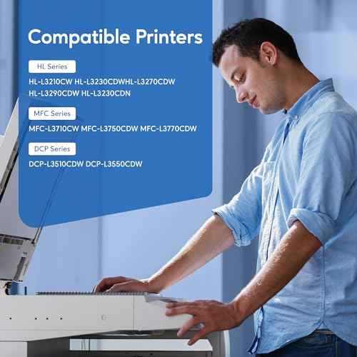 Compatible Toner Cartridge Replacement for Brother TN227 TN227BK TN-223BK TN223BK for MFC-L3770CDW HL-L3290CDW HL-L3230CDW MFC-L3750CDW L3710CW L3210CW Printer (Black ,2-Pack)