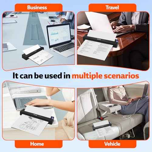 Portable Printers Wireless for Travel,Inkless Thermal Bluetooth Mini Printer Compatible with Android,iOS&Laptop,Support 8.5" X 11" US Letter&A4,Portable Small Mobile Travel Printer for Home (T11)