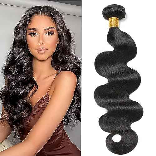 12A Human Hair Bundles Body Wave 20 Inch One Bundle 100% Unprocessed Brazilian Virgin Hair Natural Black Color