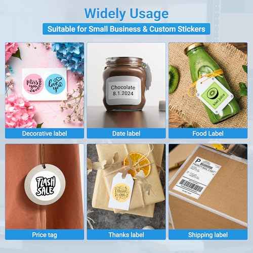 Jiose Shipping Label Printer for Shipping Packages - Barcode Label Printer - 4x6 Desktop Thermal Label Printer