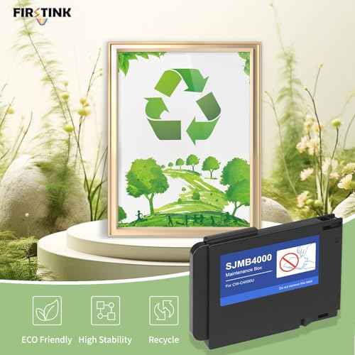 CW-C4000 Maintenance Box SJMB4000 C4000E Maintenance Box C33S021601 C33S021602 Cartridge Waste Box Remanufacture Compatible with ColorWorks CW-C4000 CW-C4000E C4030 Lable Printer