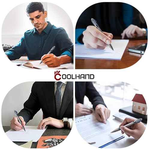 Cool Hand 5.91'' Titanium Alloy Bolt Action Pens, Ballpoint Ink Refillable, Office Business Writing Pens, Deep Pocket Clip,with a Refill, Blue