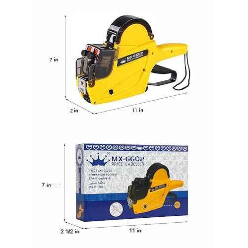 Generic MX-6602 Dual Pricing Label Gun for New York Merchants ? Compliant with New State Law for Card and Cash Pricing, Medium