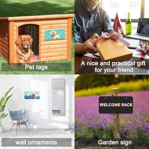 20 Pack 0.65mm Blanks Plate Tag for Design Work