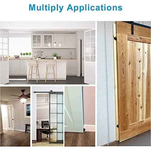 20 Pieces Door Stoppers, Magnetic Door Stop, Brushed Satin, Black Flush Modern Floor Mount Magnetic Door Catch Door Holder Keep Door Open