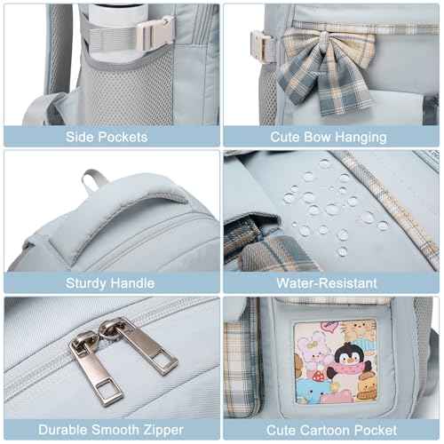 Backpack for School Teen Girls,Cute Bookbag for Middle School Highschool College Laptop Bag for Women, Mochila Escolar Ni?a