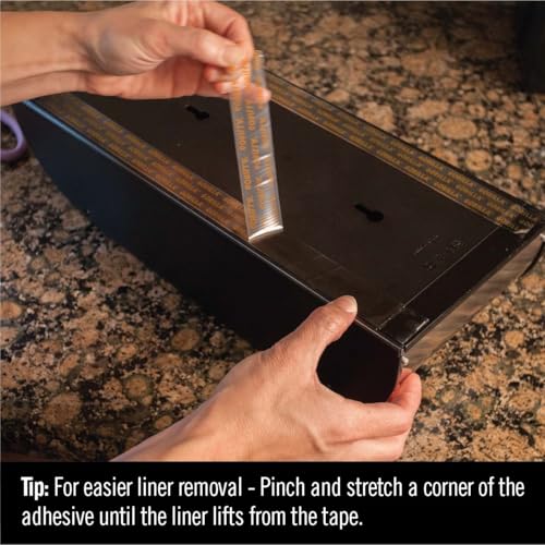 Gorilla Invisible Mounting Tape - Clear Double-Sided Adhesive, Holds 15 lbs, Indoor/Outdoor, 1" x 150"