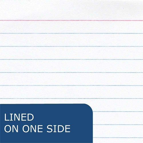 Roaring Spring Mini Index Cards 3"x2.5", 200 Count Per Set, 100# White Single Sided Ruled Paper, In Convent Tray Holder, Blank on Back (Pack of 36)