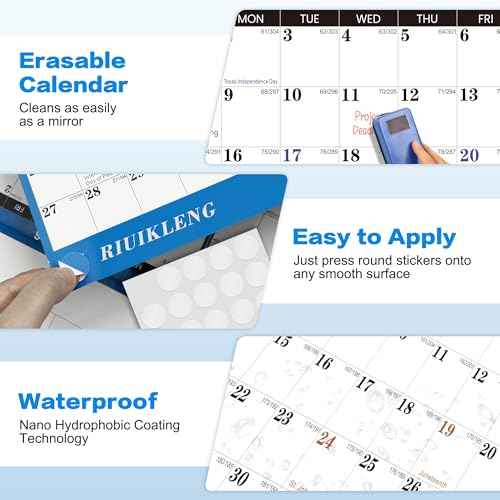 24" x 36" 2026 Wall Calendar Folded Wet & Dry Erase 12 Month Annual Yearly Wall Planner Vertical-Horizontal,Reversible, with Julian (24" x 36" 2026 Wall Calendar)