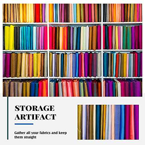 Teling 7.5 x 10.5 Inch Comic Book Boards Fabric Backing Board and U Shape Plastic Alligator Clips Poster Board for Folding Cloth and Storing Fabric Storage(50set)