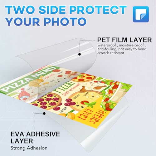 600 Pack Laminating Sheets, Holds 8.5 x 11 Inch Sheets, 3 mil, 8.9" x 11.4" Thermal Laminating Pouches Lamination Sheet Paper for Laminator, Clear, Letter Size, Office and School Supplies