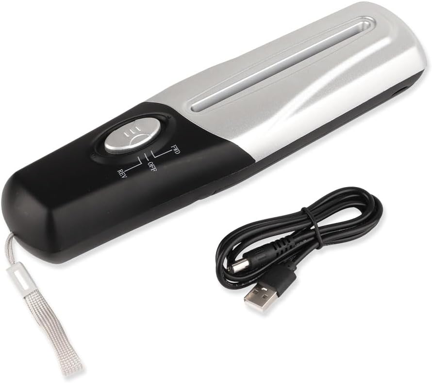 Skiennix Portable Handheld Paper Shredder - Mini USB Document Cutter for Home/Office | 4mm Shredding Capacity