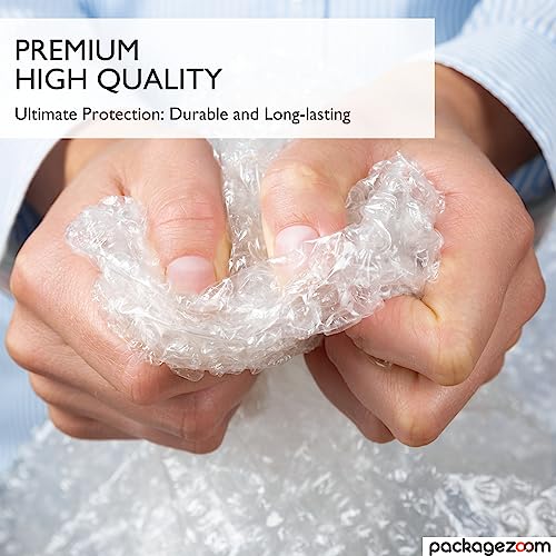 PackageZoom 12 Inch x 30 Ft Bubble Cushioning Wrap Roll Perforated Every 12" Shipping & Moving Supplies