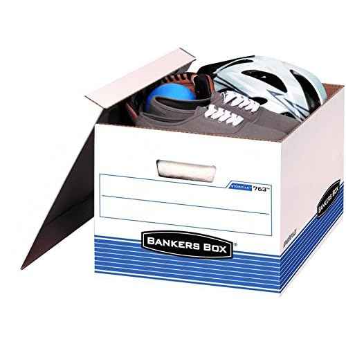 Bankers Box 20-Pack Medium Duty File Storage Boxes with Lids, FastFold Assembly, Letter/Legal, STOR/FILE, (0076315)