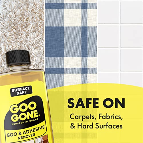 Goo Gone Original Liquid Adhesive Remover 8 Oz with Sticker Lifter - Surface Safe