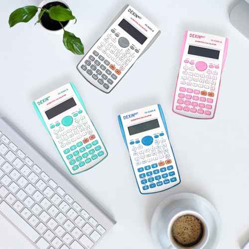 12 Packs Scientific Calculator Bulk,2-Line Engineering Science Calculator Statistical Multi-Function Ideal for Student Teacher School Finance Construction Business Office (4Colors)