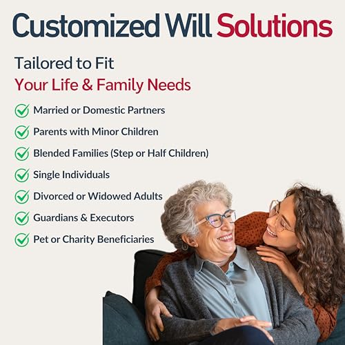 Last Will and Testament Kit 2026 – Attorney-Prepared, 50-State Forms with Instructions, Codicil & Estate Planner (1 Pack) – BUCK U.S.A