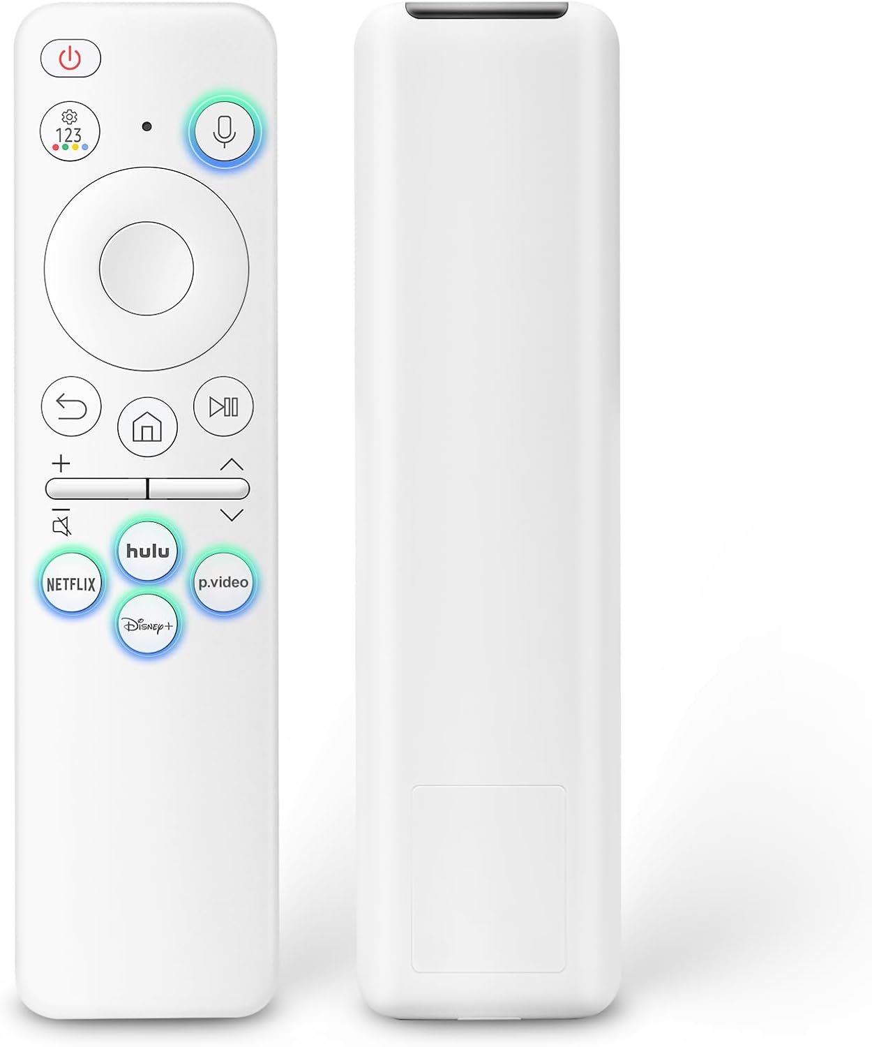 (Pack of 2) Replacement-Remote-Control for Roku-TV,Compatible for TCL Roku/Hisense Roku/Onn Roku/Philips Roku Smart TVs(Not for Roku Stick and Box)