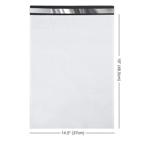 Fuxury Large Poly Mailers 14.5x19'' 100Pcs, Shipping Bags for Clothing, Strong Adhesive Sealing Mailing Envelopes, Waterproof Postal Mailer Poly Bags for Small Business