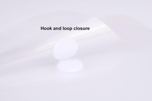 YESSART 8.5 x 11 Vertical Clear Letter Sized Plastic Envelopes Document File Storage Holder 40 Pack Hook Loop Closure