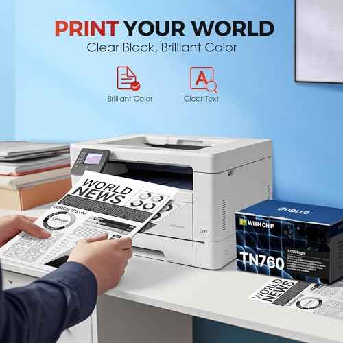 TN-760 - TN760 Toner for Brother Printer - Replacement for Brother TN760 TN-760 TN730 TN-730 Toner Compatible with MFC-L2750DW HL-L2370DW MFC-L2710DW HL-L2350DW HL-L2390DW DCP-L2550DW Printer(4 Black)
