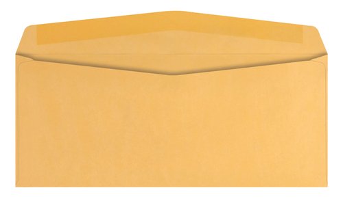 Quality Park Kraft Envelopes, #12, 4-3/4 x 11, 28lb, Brown Kraft, 500/Box (11462)