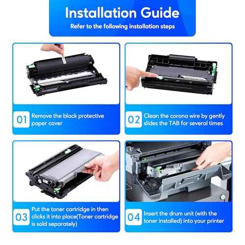 DR730 Drum Unit Replacement for Brother DR-730 DR730 DR 730 Compatible with HL-L2395DW HL-L2370DW HL-L2350DW HL-L2390DW MFC-L2710DW MFC-L2750DW DCP-L2550DW Printer(2 Drum, NOT Toner)