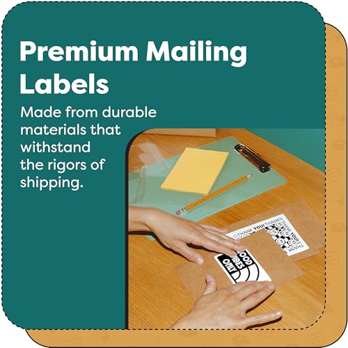 Aegis Adhesives - Compatible Direct Thermal Labels Replacement for DYMO 30334 (2-1/4" X 1-1/4") Barcode, UPC - Use with Labelwriter 450, 450 Turbo, 4XL Printers (12 Rolls)