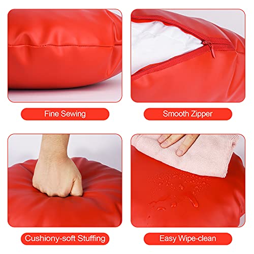 GAMENOTE Round Floor Cushions for Classroom - Comfy Memory Flexible Seating Floor Seat Cushion for Kids Distance Learning (6 Pieces)