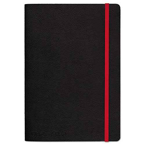 Black n' Red Business Journal, 8-1/4 x 5-3/4", 71 Sheets, Ruled, Optik Paper, Hardcover, Casebound, Black (400065000)