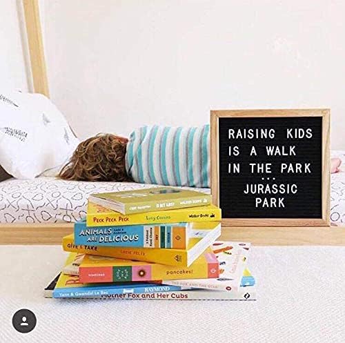 Felt Board 10x10 Inch Letter Board - Perfect for Pregnancy Announcements & Valentine's Gifts