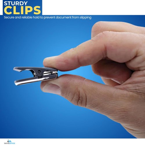 1InTheOffice Cubicle Clips, Black, 12/Pack (Black)