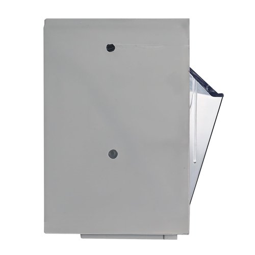 Deflecto Six-bin horizontal tilt bin storage system, 23-5/8w x 3-5/8d x 4-1/2h, Gray (20609B1PK)