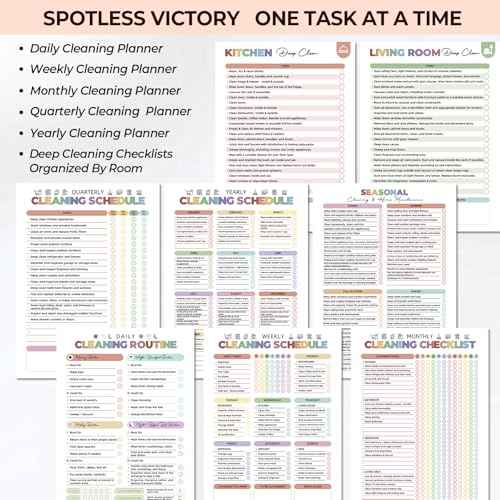 Adhd Cleaning Planner - Reusable Adhd Cleaning and Organizing Planner Daily Weekly Monthly Cleaning Schedule and Checklist ADHD Planners for Adults Women Stress-Free Editable Household Schedule Planners