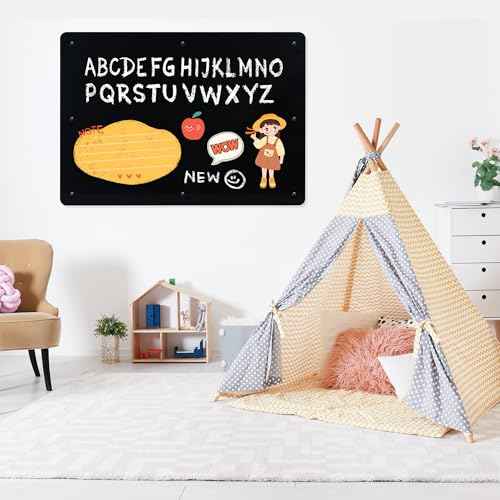 GOORY Magnetic Wall Board - 24" x 36" - Memo & Vision Bulletin Board for Home, Office and Classroom - Pre-drilled Mounting Screws Large Frameless Magnet Silver Wall Board