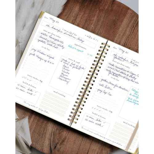 Beautiful To Do List Notebook - Aesthetic Daily Planner to Easily Organize Your Tasks And Boost Productivity - Stylish Undated Planner And School or Office Supplies For Women
