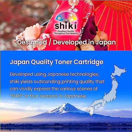 SHIKI Compatible Toner Cartridge for Konica Minolta bizhub C3350/C3850/C3850FS Yellow (TNP48Y/A5X0230) 10,000 Pages (Yellow)