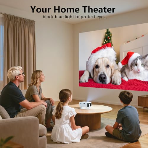 Yoton Y3 Mini Projector Black, Compact 720P Portable Home Theatre