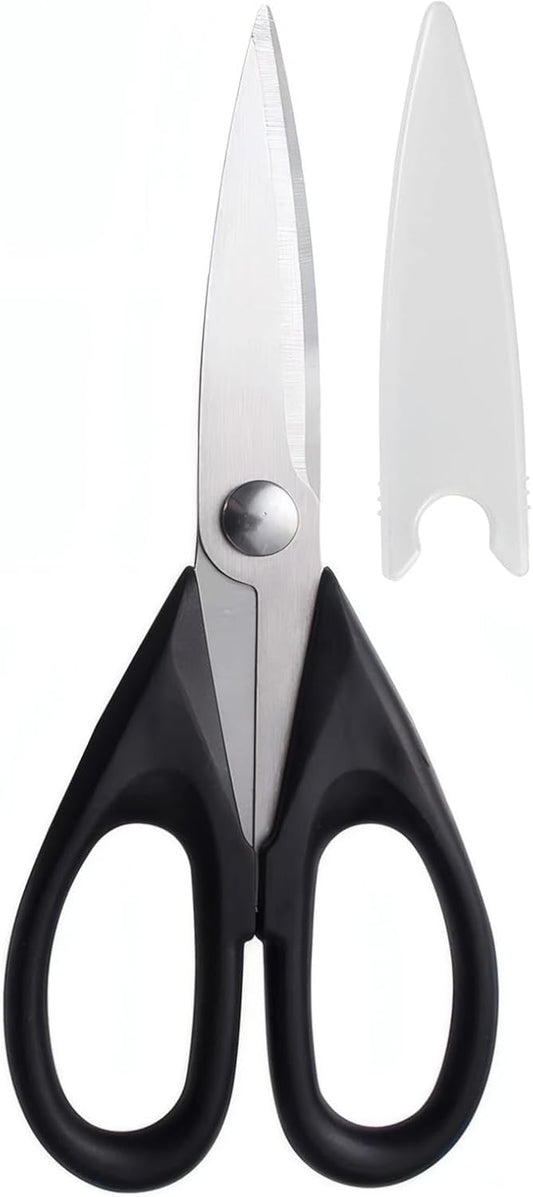 Skiennix Kitchen Shears - 8.7" Professional Heavy-Duty Scissors | Rust-Resistant Stainless Steel, Ergonomic Grip