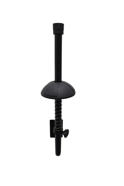 Gator Frameworks Recital Series Wall Hanger with Extra Long Post for Trombones, (GFW-TBONEHNGR-BLK)
