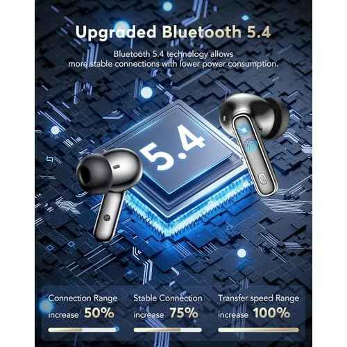 AI Translation Earbuds Real Time,144 Languages Accents Translator 36H Playtime 3-in-1 translation earphones 4 ANC Mic for Audifonos Traductores Ingl?s Espa?ol, Bluetooth 5.4 Earphones iOS & Android