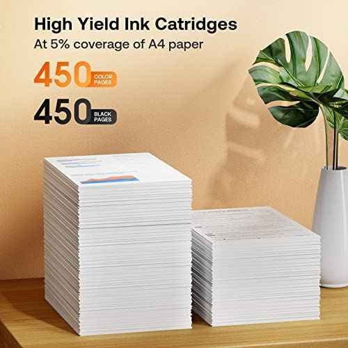 245XL 246XL Ink Cartridge Combo Pack Replacement for Canon PG-245XL CL-246XL for PIXMA MG2420 MG2520 MG2522 MG2525 MG2920 MG2922 MG2924 MG3020 MG3022 MG3029 TR4520 1245 Printer