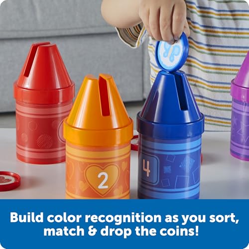 Learning Resources Counting Crayons - Educational Toddler Counting & Sorting Toys